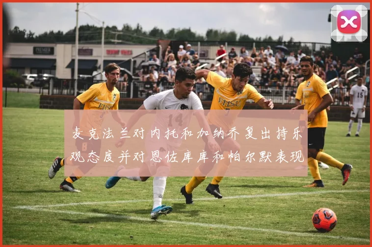 麦克法兰对内托和加纳乔复出持乐观态度并对恩佐库库和帕尔默表现表示满意